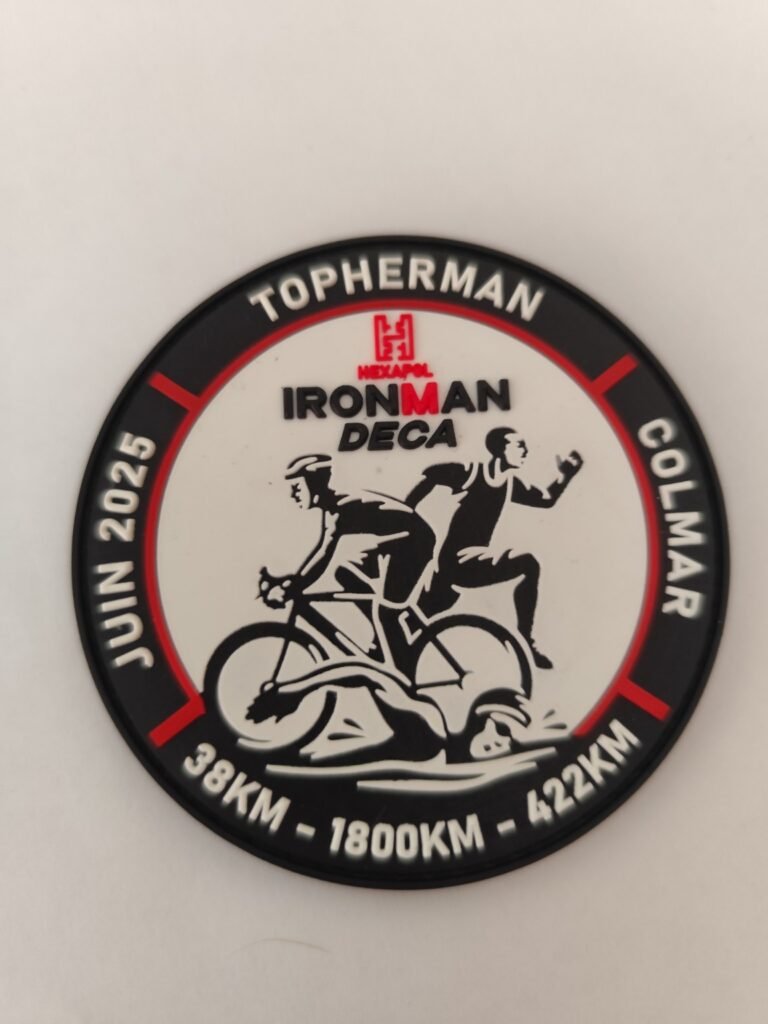 Écusson Ironman Deca – Colmar – Juin 2025