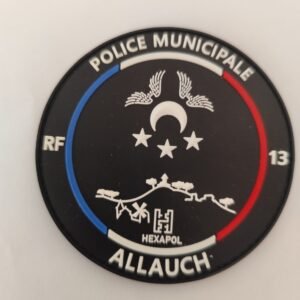 Écusson Police Municipale Allauch – RF 13 – PVC