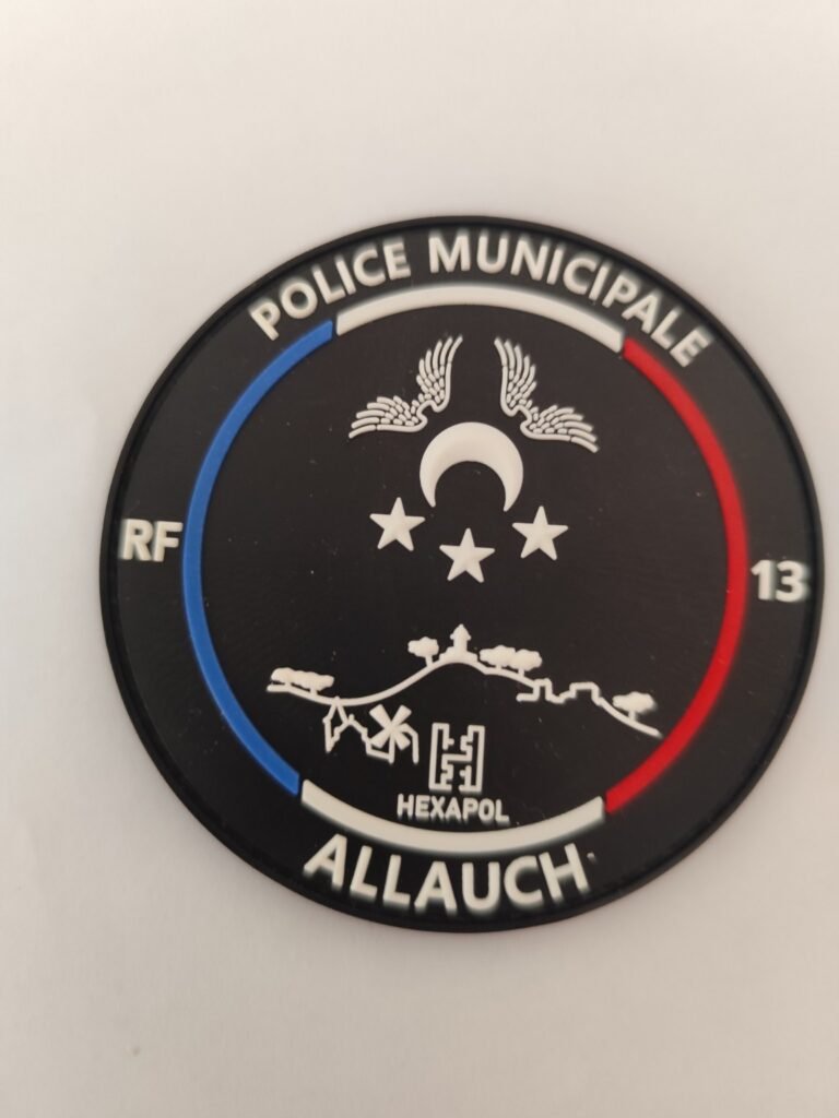 Écusson Police Municipale Allauch – RF 13 – PVC