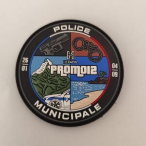 Écusson Police Municipale – Promo 12 – PVC