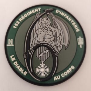 Écusson 152e Régiment d’Infanterie – Le Diable au Corps – PVC