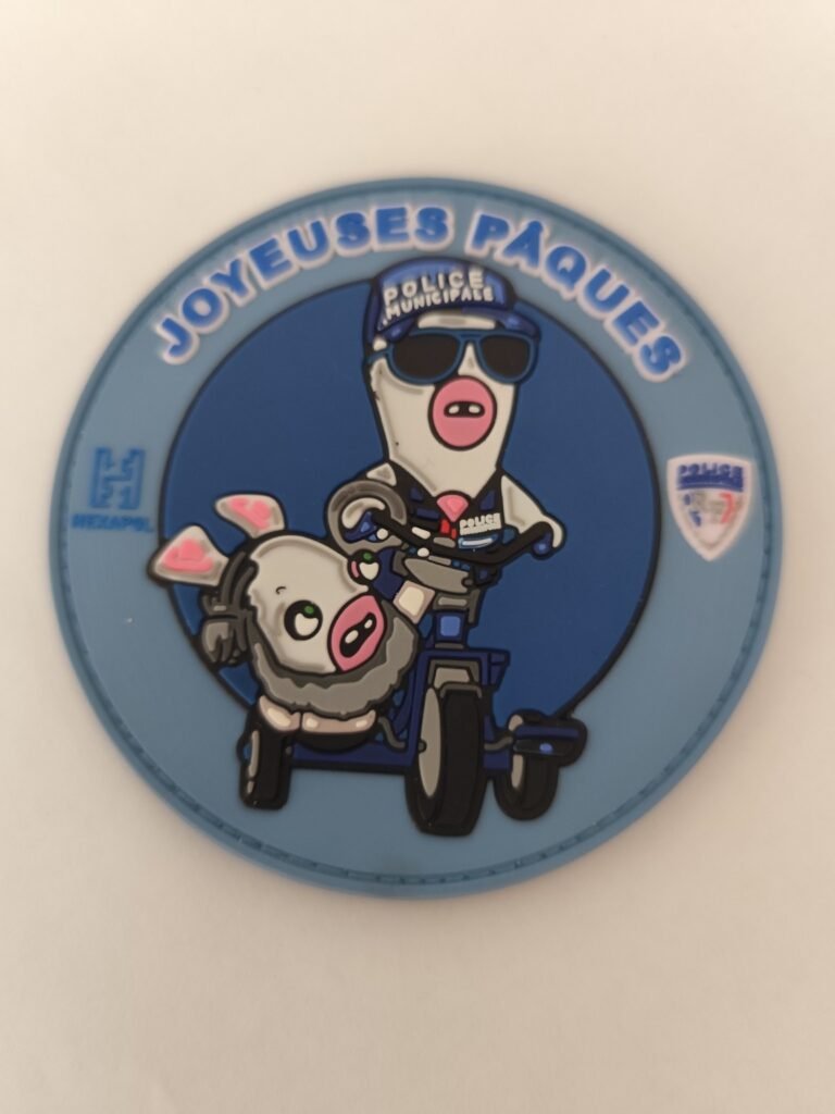 Écusson Joyeuses Pâques – Police Municipale – PVC