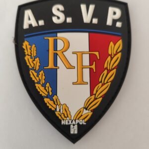Écusson ASVP – République Française – PVC