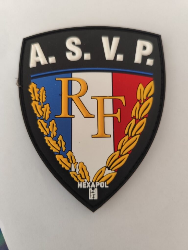 Écusson ASVP – République Française – PVC