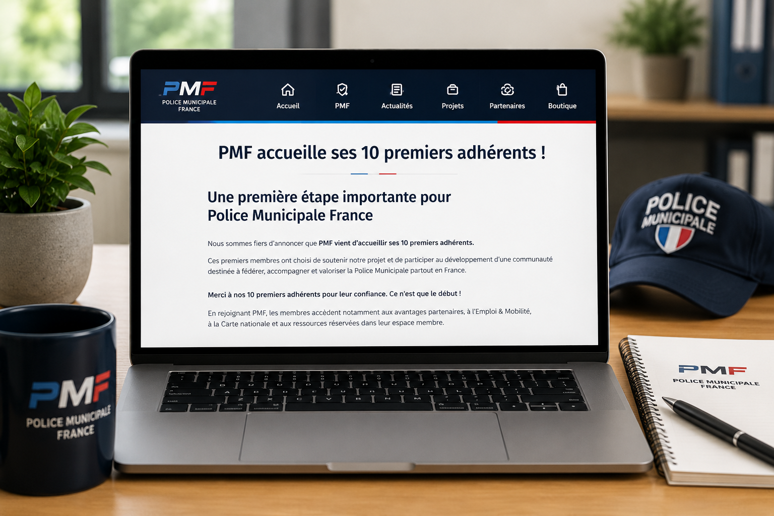 PMF accueille ses 10 premiers adhérents !