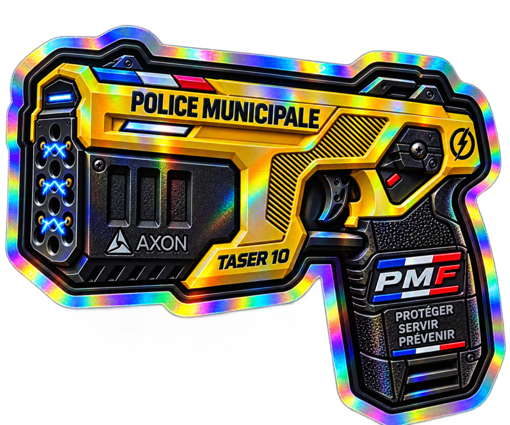 Sticker holographique PMF – B6
