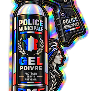 Sticker holographique PMF – B8