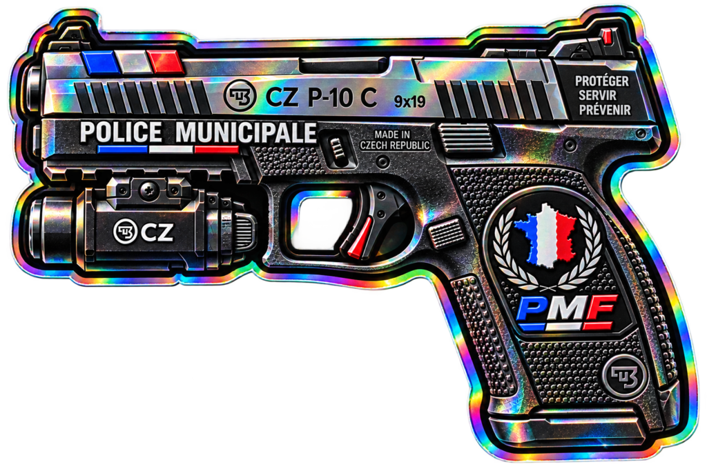 Sticker holographique PMF – CZ P-10 C