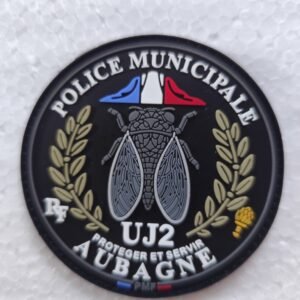 Écusson PVC 3D Police Municipale Aubagne – UJ2