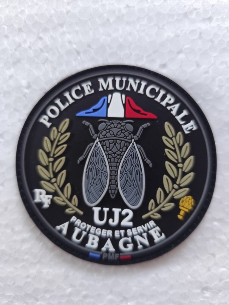 Écusson PVC 3D Police Municipale Aubagne – UJ2