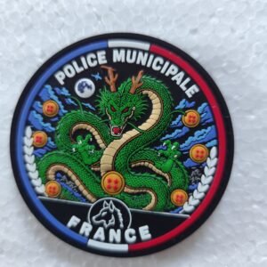 Écusson PVC 3D Police Municipale – Dragon Mystique