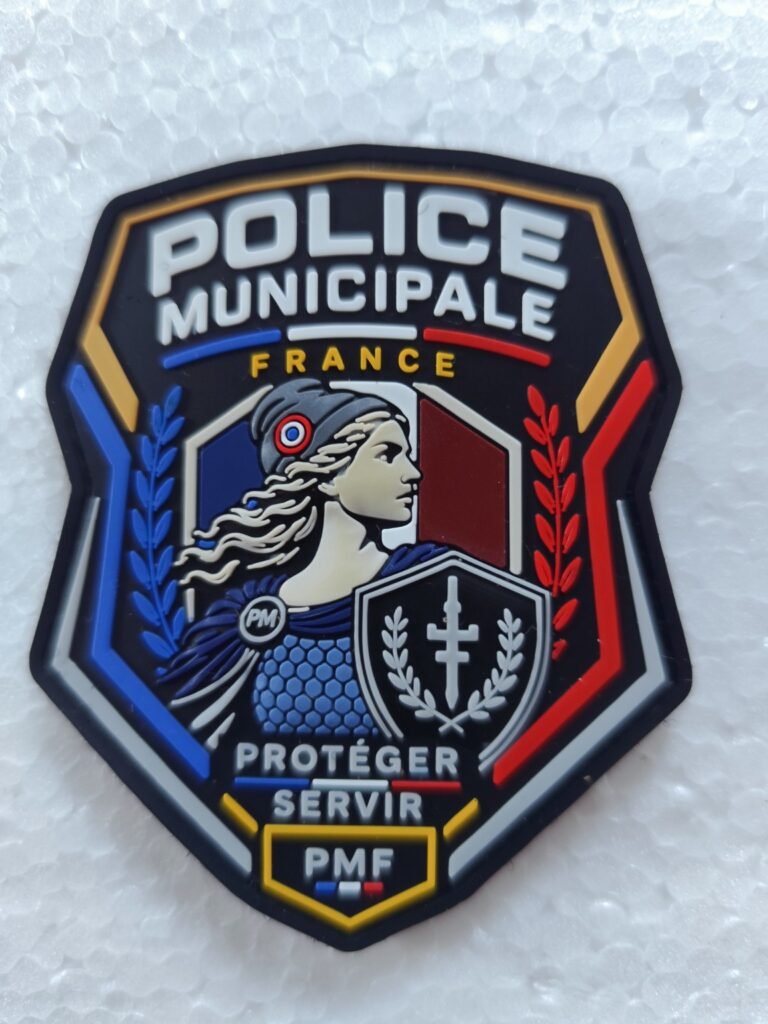 Écusson PVC 3D Police Municipale France – Marianne