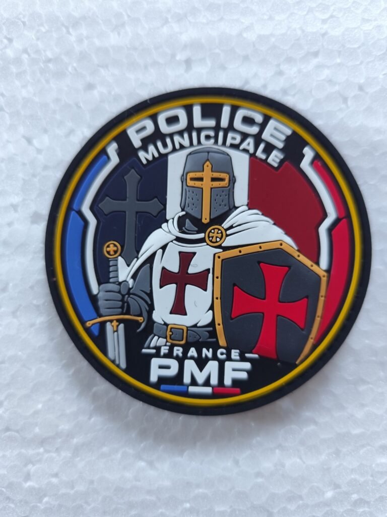 Écusson PVC 3D Police Municipale France – Templier