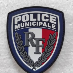 Écusson PVC 3D Police Municipale – RF Tricolore