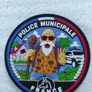Écusson PVC 3D Police Municipale – Série Tropicale Collector