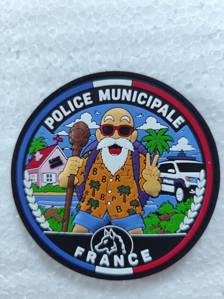 Écusson PVC 3D Police Municipale – Série Tropicale Collector