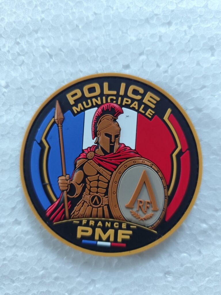 Écusson PVC 3D Police Municipale France – Spartiate
