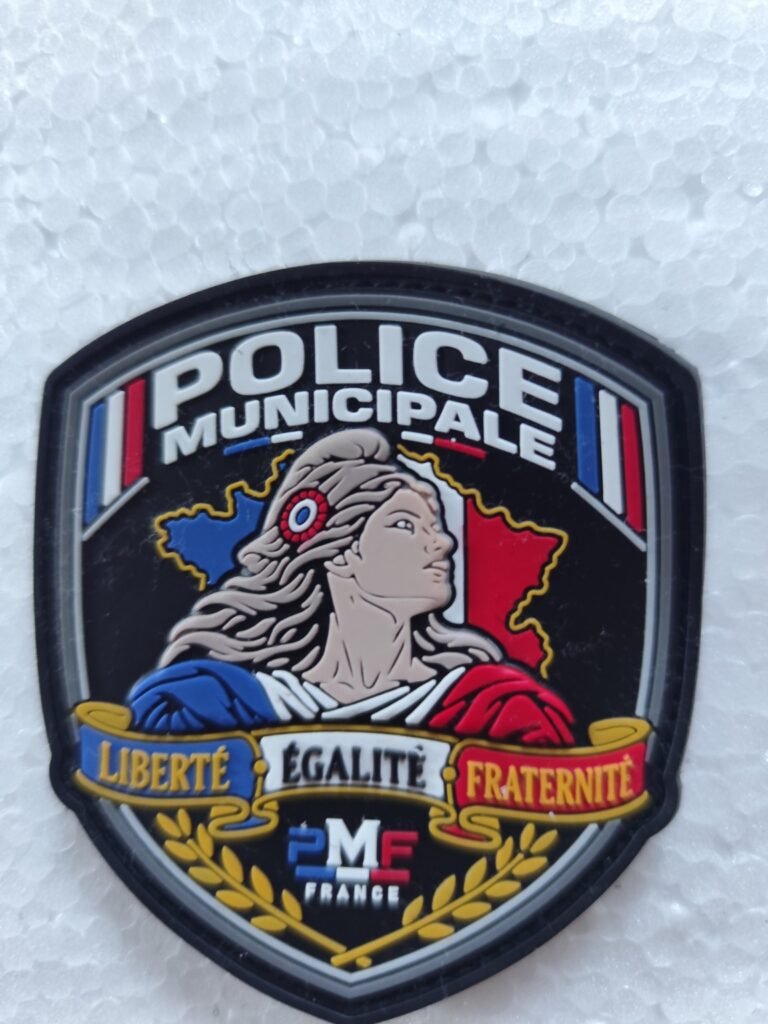Écusson PVC 3D Police Municipale France – Marianne République
