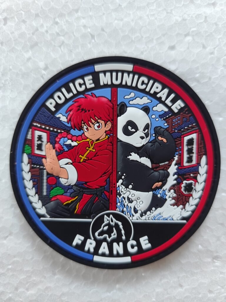 Écusson PVC 3D Police Municipale – Duo Arts Martiaux