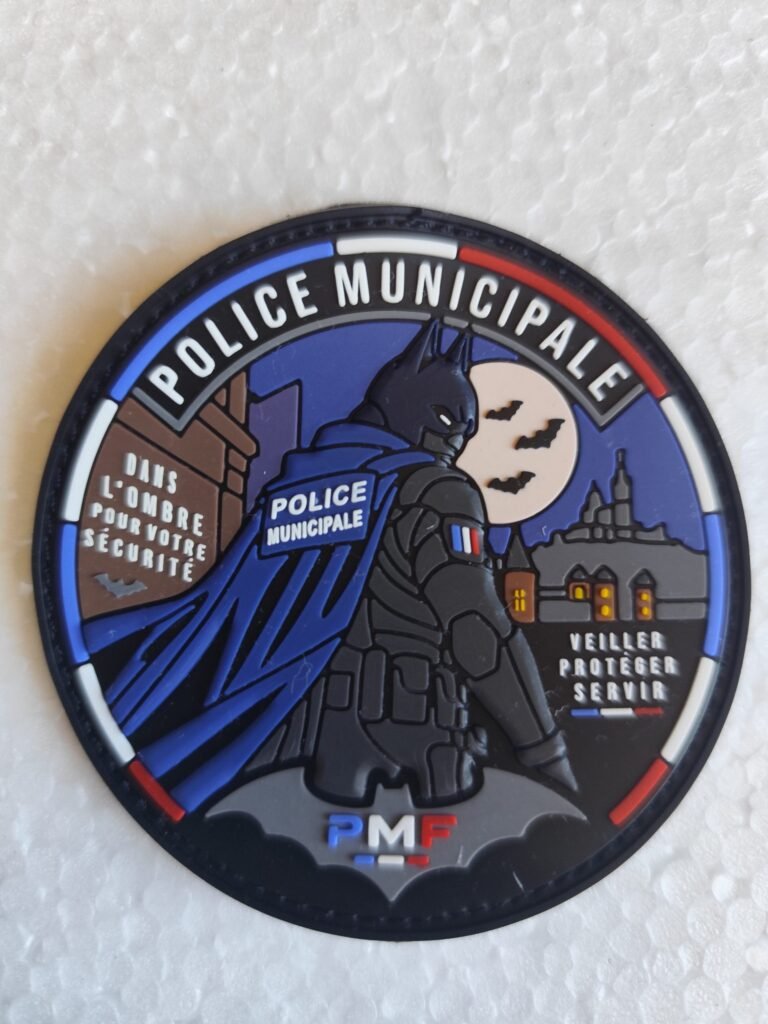 Écusson police municipale agent tactique veiller protéger servir