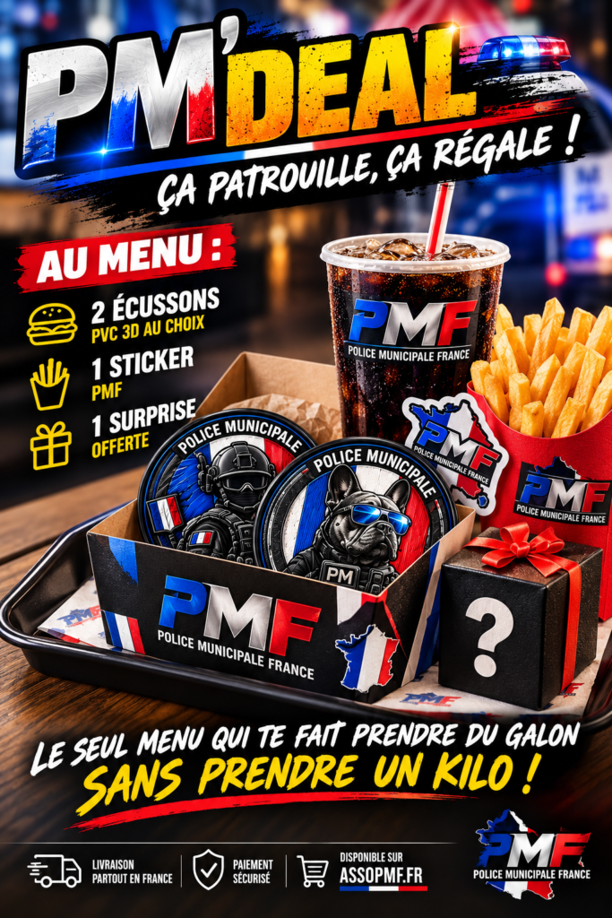 Affiche PM'DEAL Police Municipale France