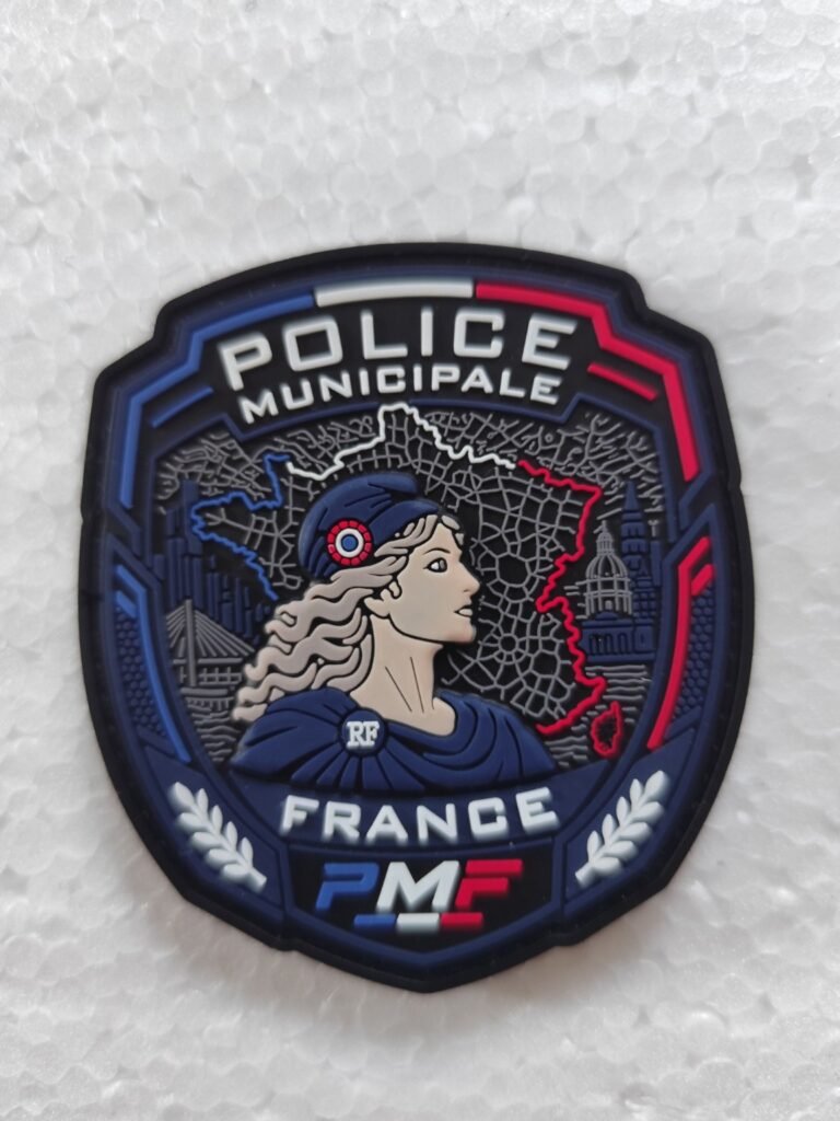 Écusson PVC 3D Police Municipale France – France Premium
